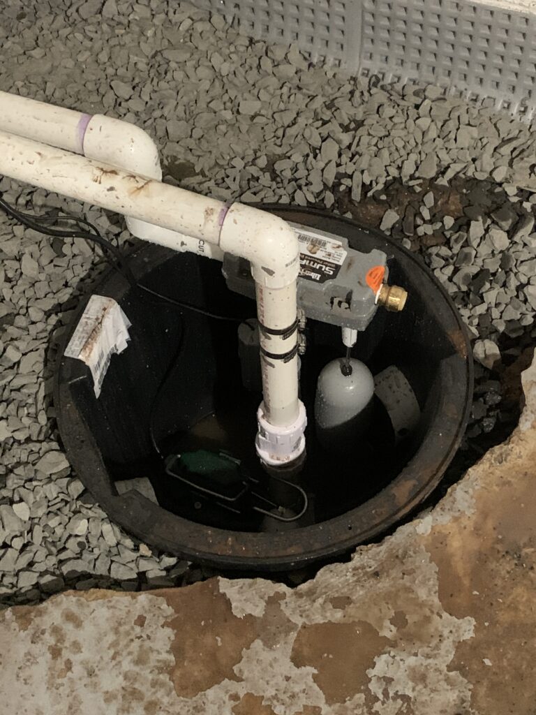 how is a sump pump installation