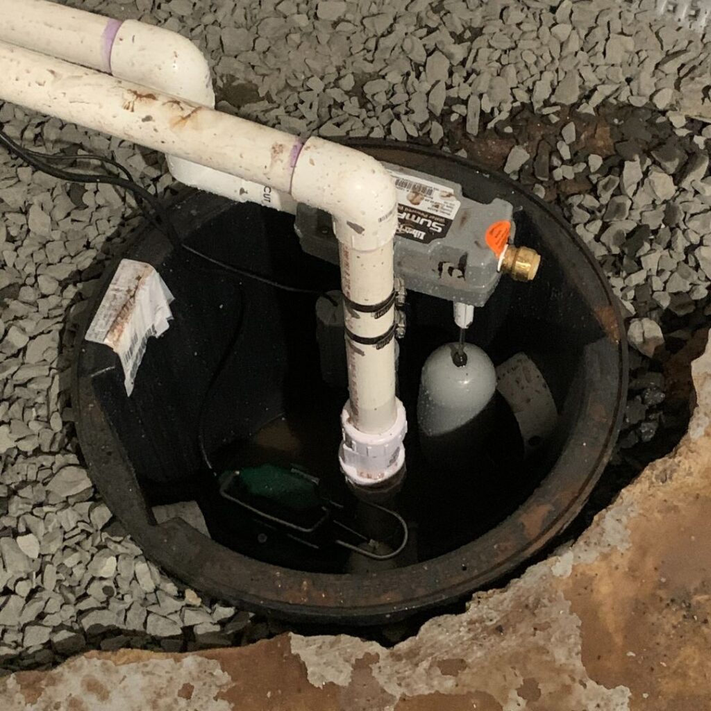 sump pump installation in warminster