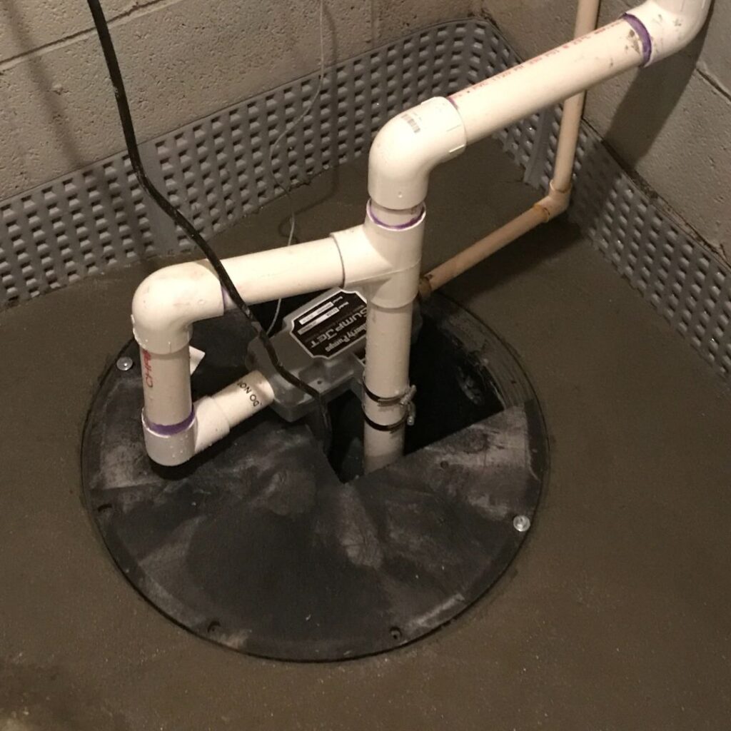 basement water backup in bucks county
