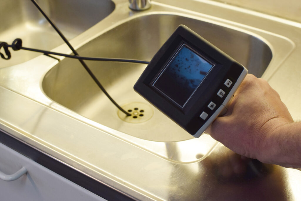 how does a sewer camera inspection work