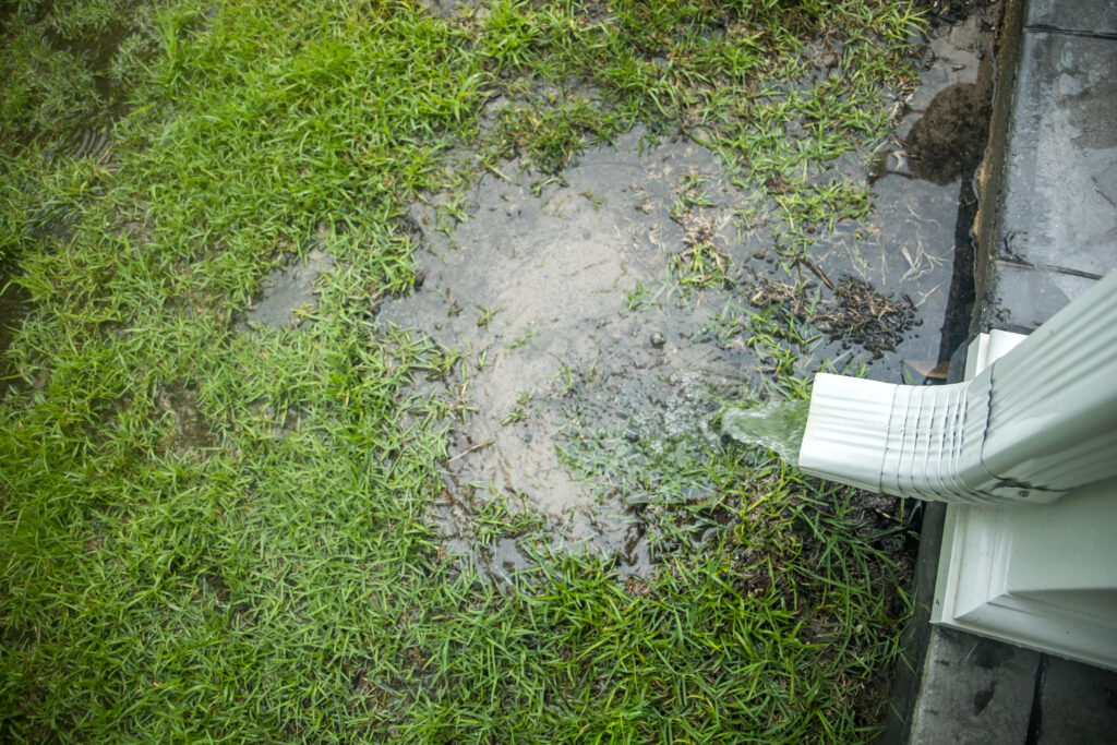 poor yard drainage solutions for old houses
